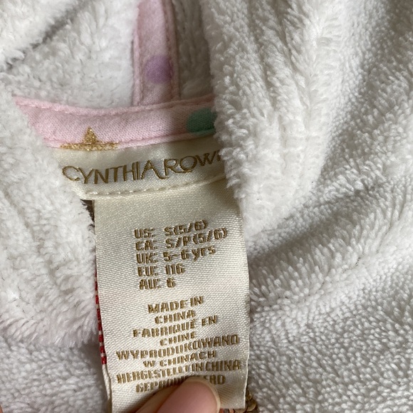 Cynthia Rowley Toddler Girl’s Set Pants and Hoodie Unicorn Design Size 5/6 - Picture 4 of 11